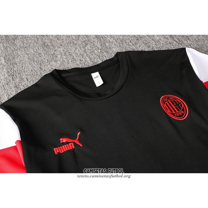 Chandal del AC Milan Manga Corta 2021/2022 Negro